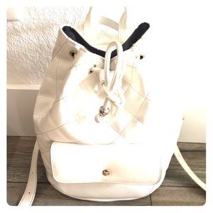 White Small backpack